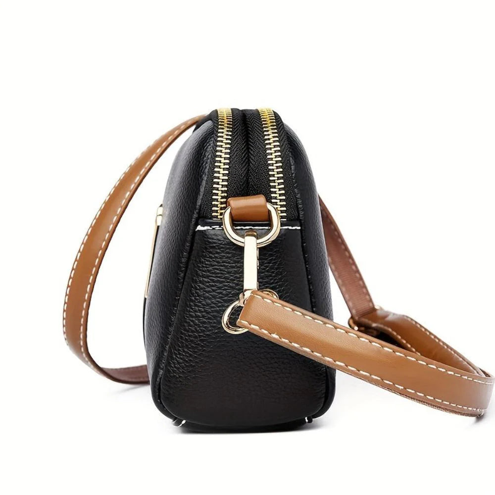 Mila™ | Litchi Crossbody Bag