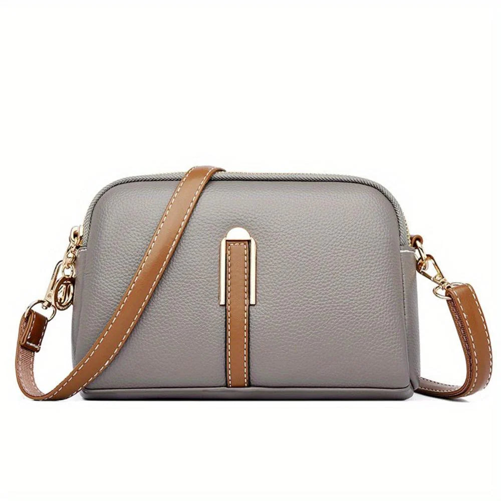 Mila™ | Litchi Crossbody Bag