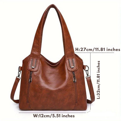 Emma™ | Retro Chic Tote Shoulder Bag