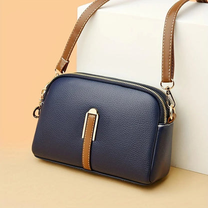 Mila™ | Litchi Crossbody Bag