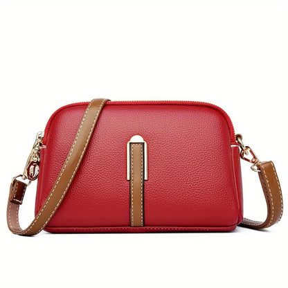 Mila™ | Litchi Crossbody Bag