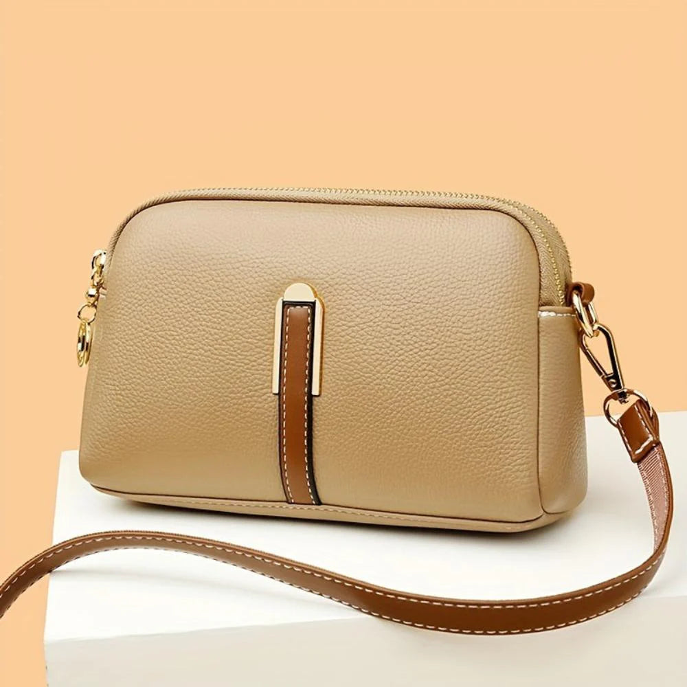 Mila™ | Litchi Crossbody Bag