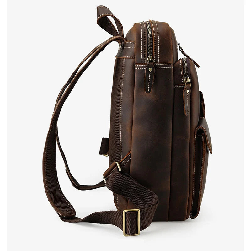Legacy™ | Vintage Large Leather Backpack