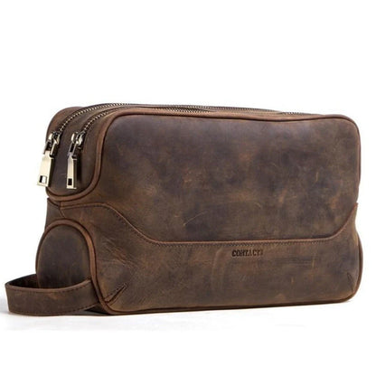 Nomad™ | Durable Leather Toiletry Bag
