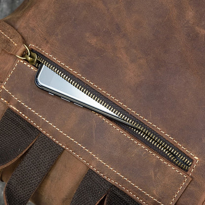 Backpack™ | Spacious Leather Travel Bag