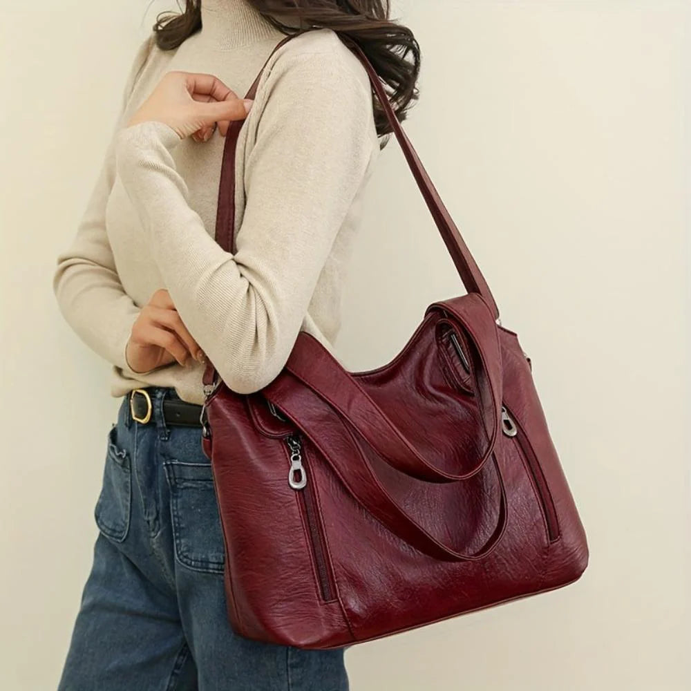 Emma™ | Retro Chic Tote Shoulder Bag
