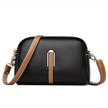 Mila™ | Litchi Crossbody Bag