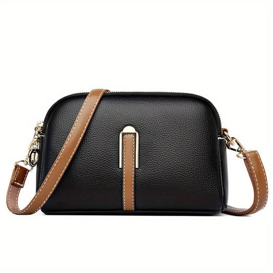 Mila™ | Litchi Crossbody Bag