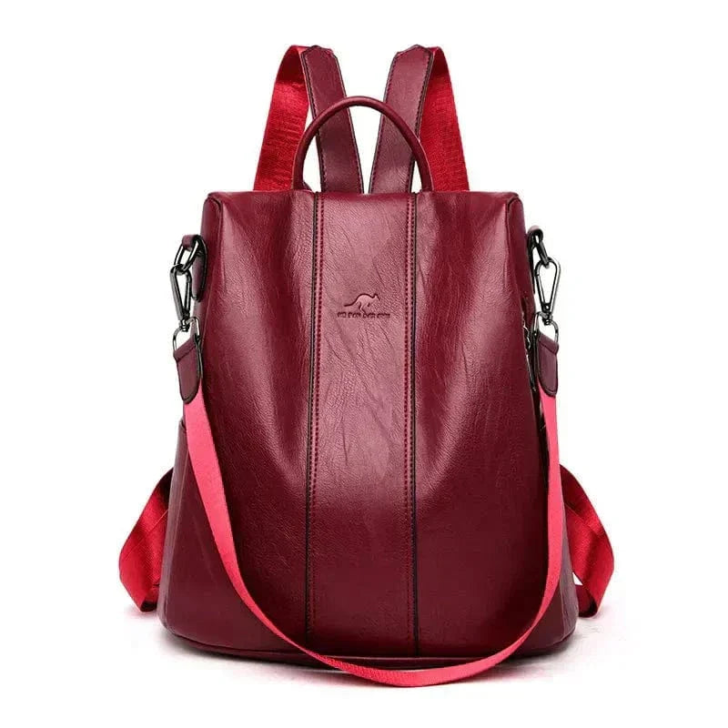 Durable™ | Secure PU Leather Backpack
