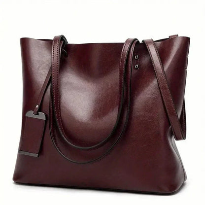 Lorena™ | Elegant Versatile Leather Handbag