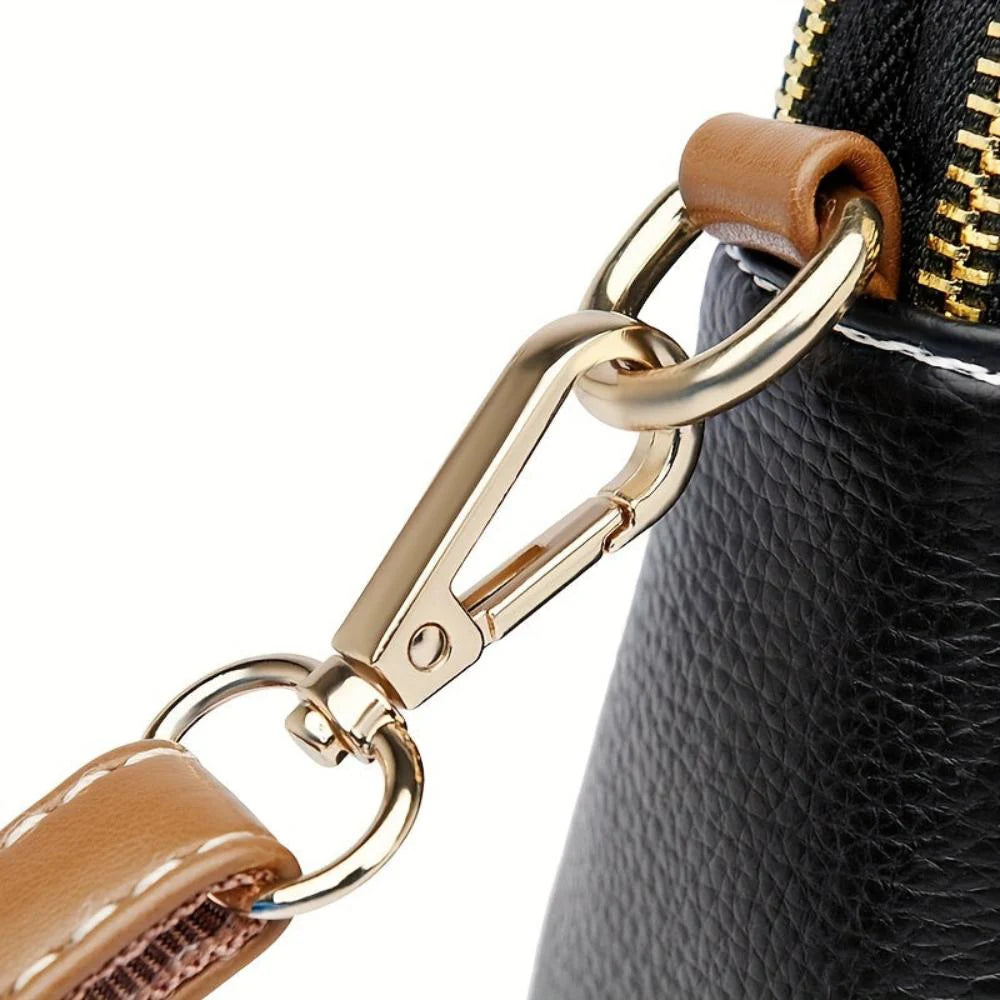 Mila™ | Litchi Crossbody Bag