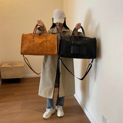 Tan™ | Classic Leather Weekend Bag