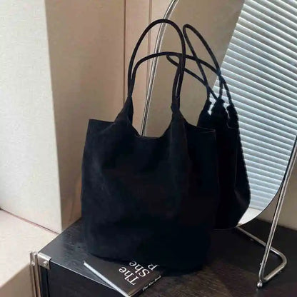 Serena™ | Elegant Suede Leather Tote Bag