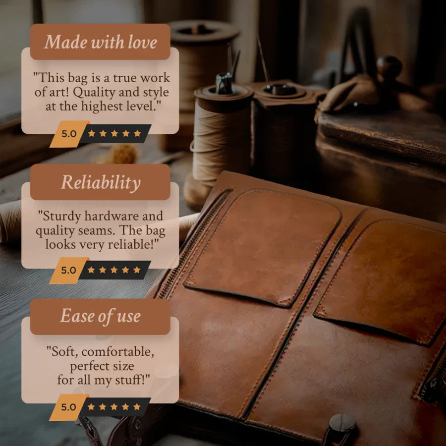 Elegant™ | Vintage Leather Shoulder Bag